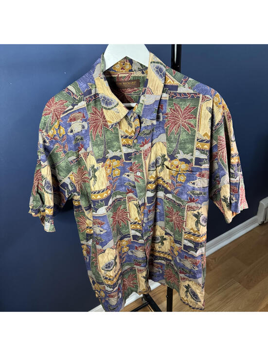 Tori Richard Other - Tori Richard XL Hawaiian Shirt Vintage Island Print Cotton Aloha Made in USA